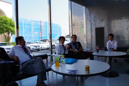 ２日目の朝、飲みすぎです(ー_ー)!!